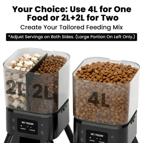 Dual Chamber Automatic Cat Feeder