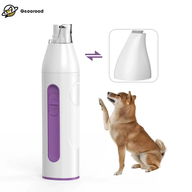 Pet Nail Grinder+Paw Trimmer 2-in-1