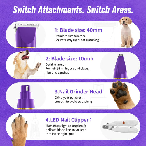 Dog Clippers Grooming Kit